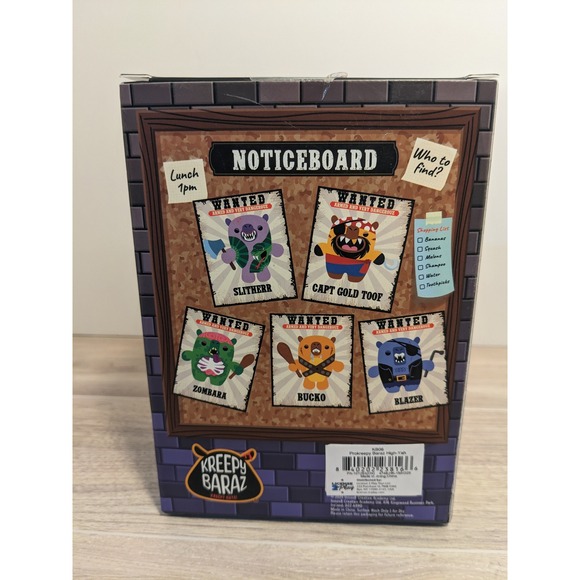 NIB Kreepy Baraz High-Yah Capybara 6 Inch Plush Toy Armed and Very Dangerouz - Picture 2 of 5